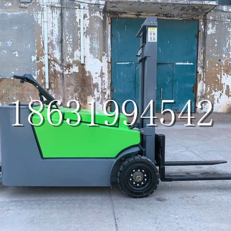 太白县小型电动叉车1吨2吨步行站驾式电瓶堆高充电装卸车液压升降车铲车